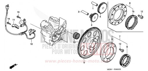 IMPULSGEBER/ ANLASSERKUPPLUNG VT600CX de 1999